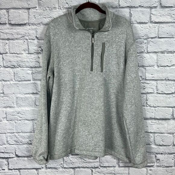 Eddie Bauer Men’s Gray Pullover Size XL - Picture 1 of 7